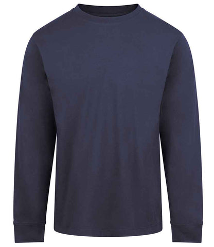 AWDis Long Sleeve 180 T-Shirt - New French Navy