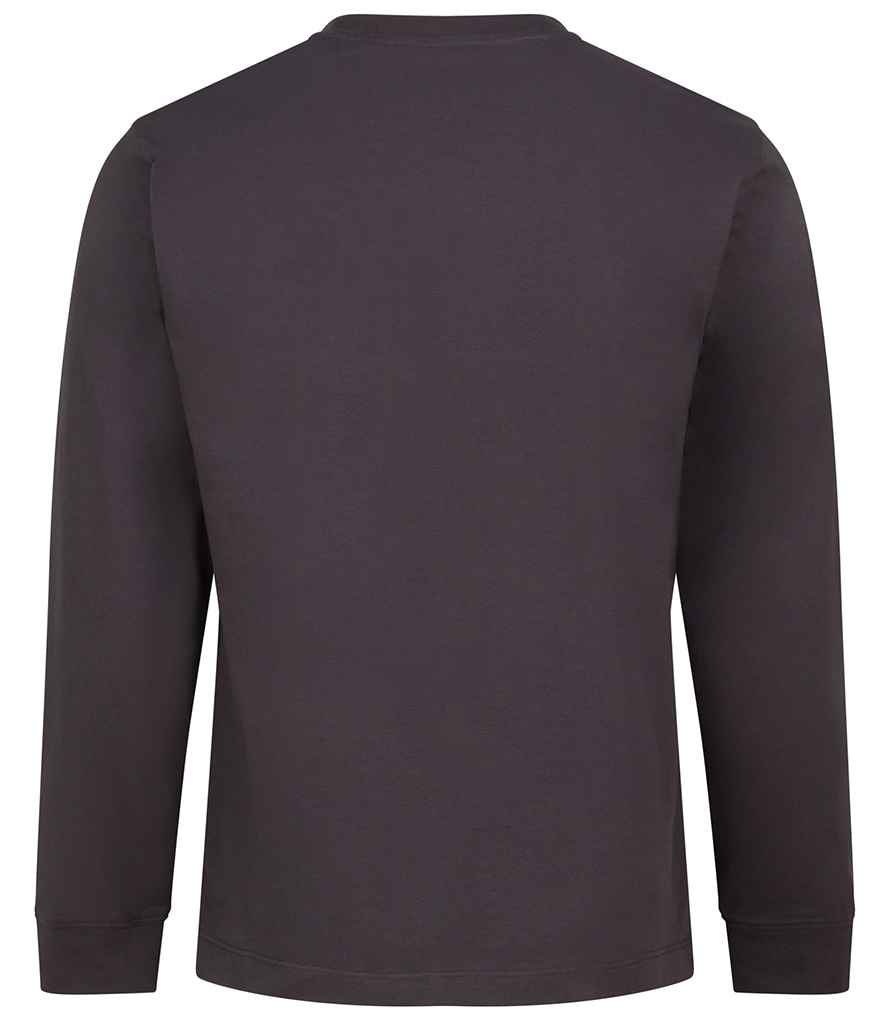 AWDis AWDis Long Sleeve 180 T-Shirt Solid Charcoal