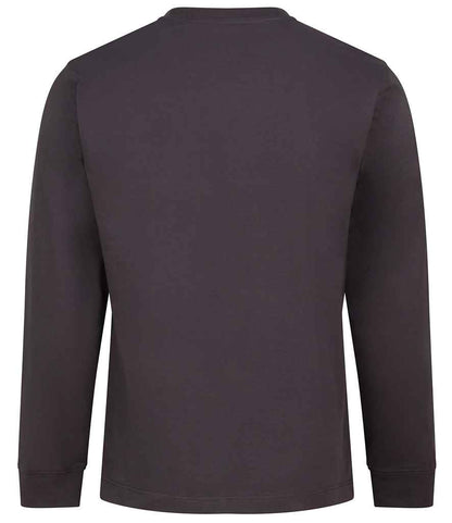 AWDis AWDis Long Sleeve 180 T-Shirt Solid Charcoal