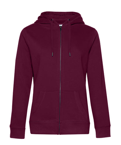 B&C Collection B&C Queen zipped hooded Dark Cherry