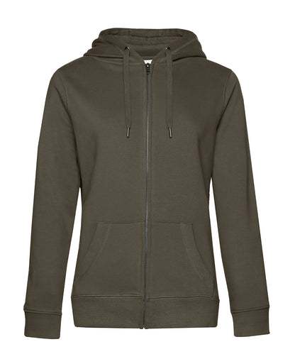 B&C Collection B&C Queen zipped hooded Khaki