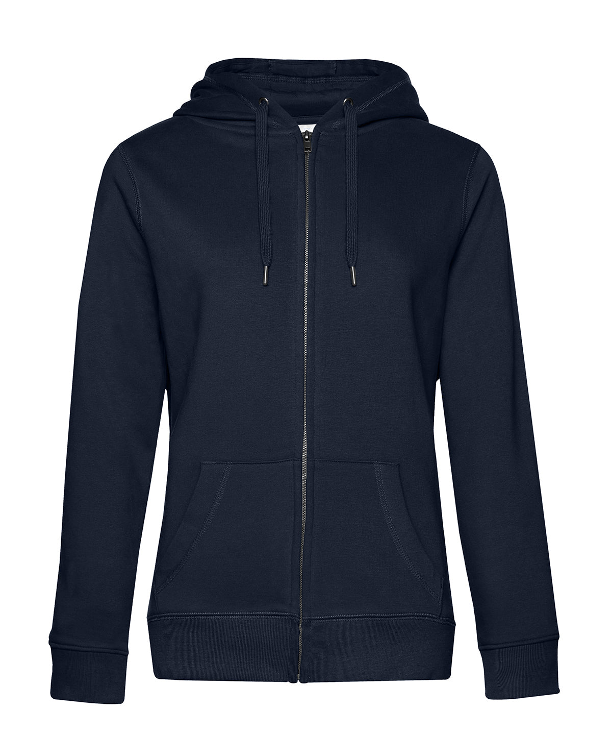 B&C Collection B&C Queen zipped hooded Navy Blue*