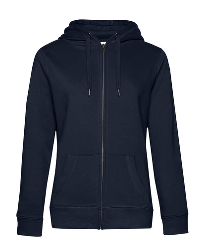 B&C Collection B&C Queen zipped hooded Navy Blue*