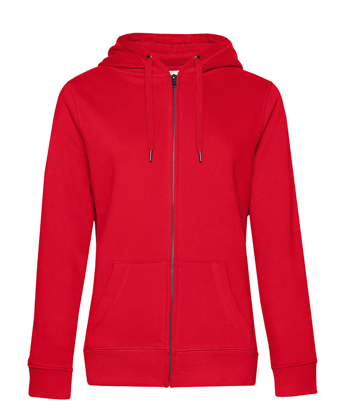 B&C Collection B&C Queen zipped hooded Red*