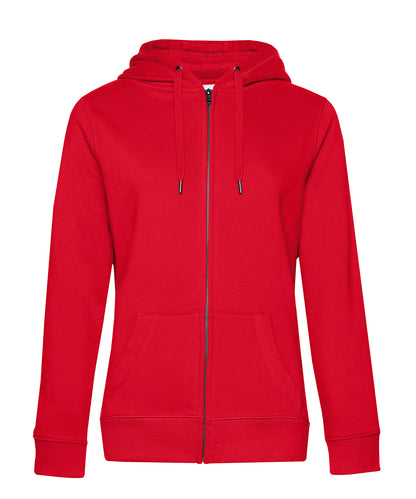 B&C Collection B&C Queen zipped hooded Red*