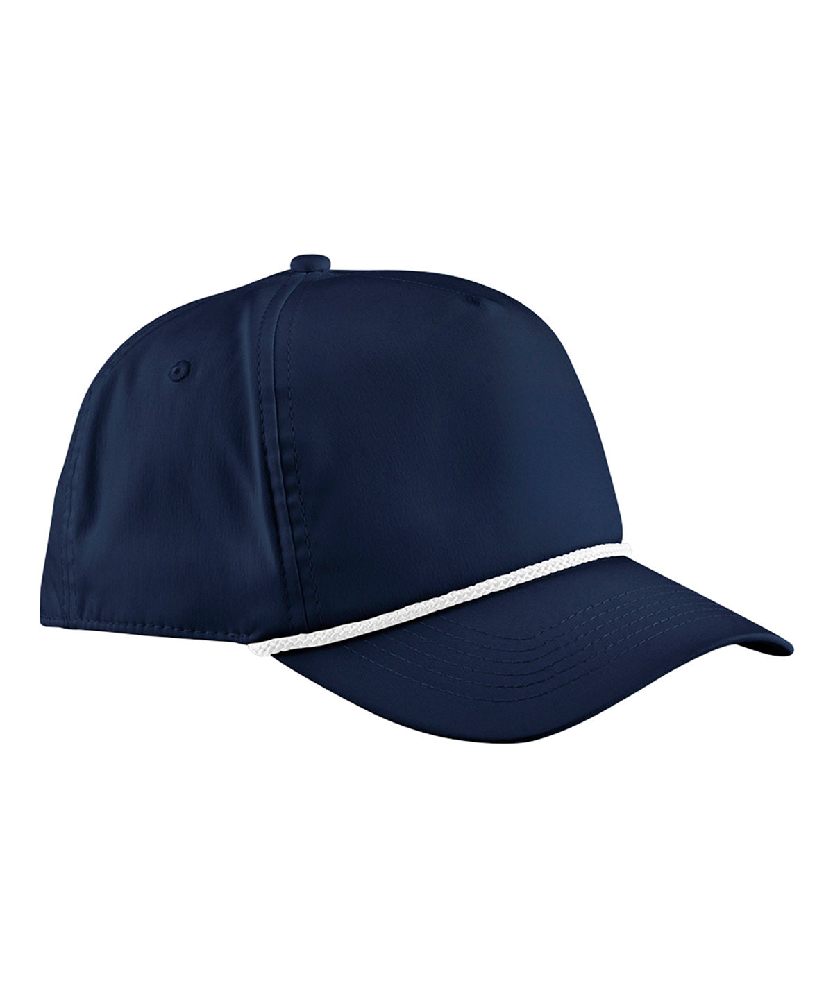 Beechfield Rope detail golf cap Navy/White