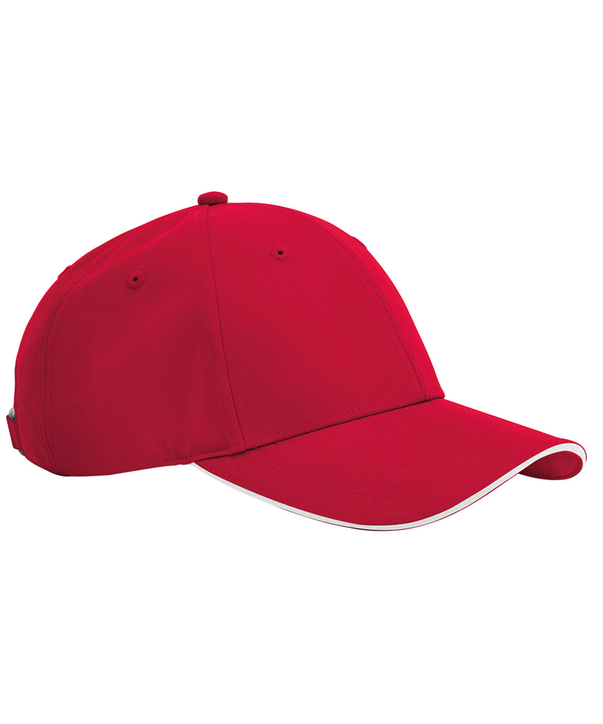 Beechfield Team sports-tech cap Classic Red/White