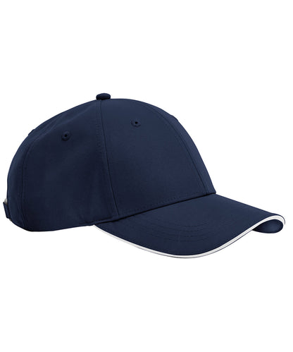 Beechfield Team sports-tech cap French Navy/White