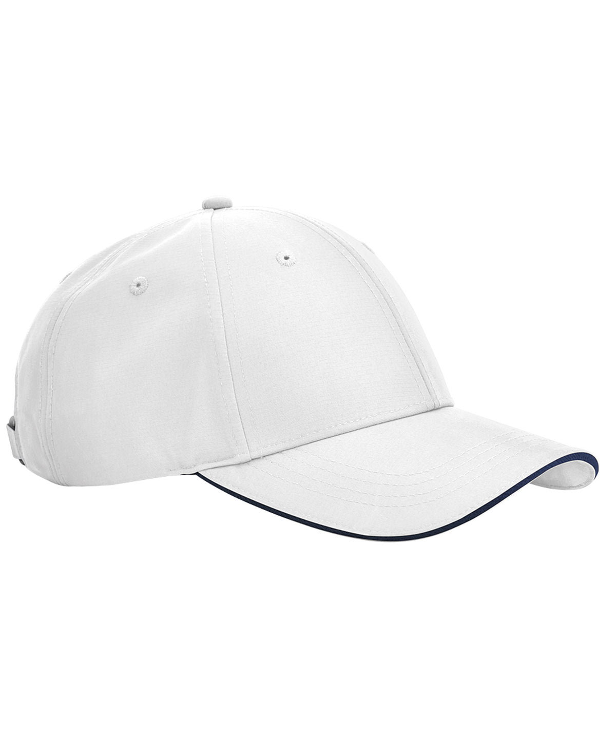 Beechfield Team sports-tech cap White/French Navy