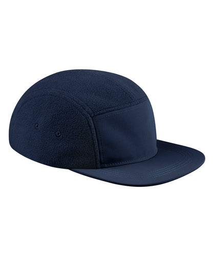 Beechfield Recycled fleece outdoor camper cap Navy