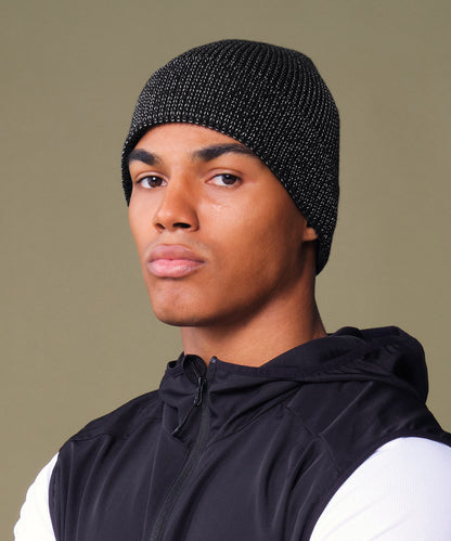 Beechfield Streetlite reflective beanie Almond