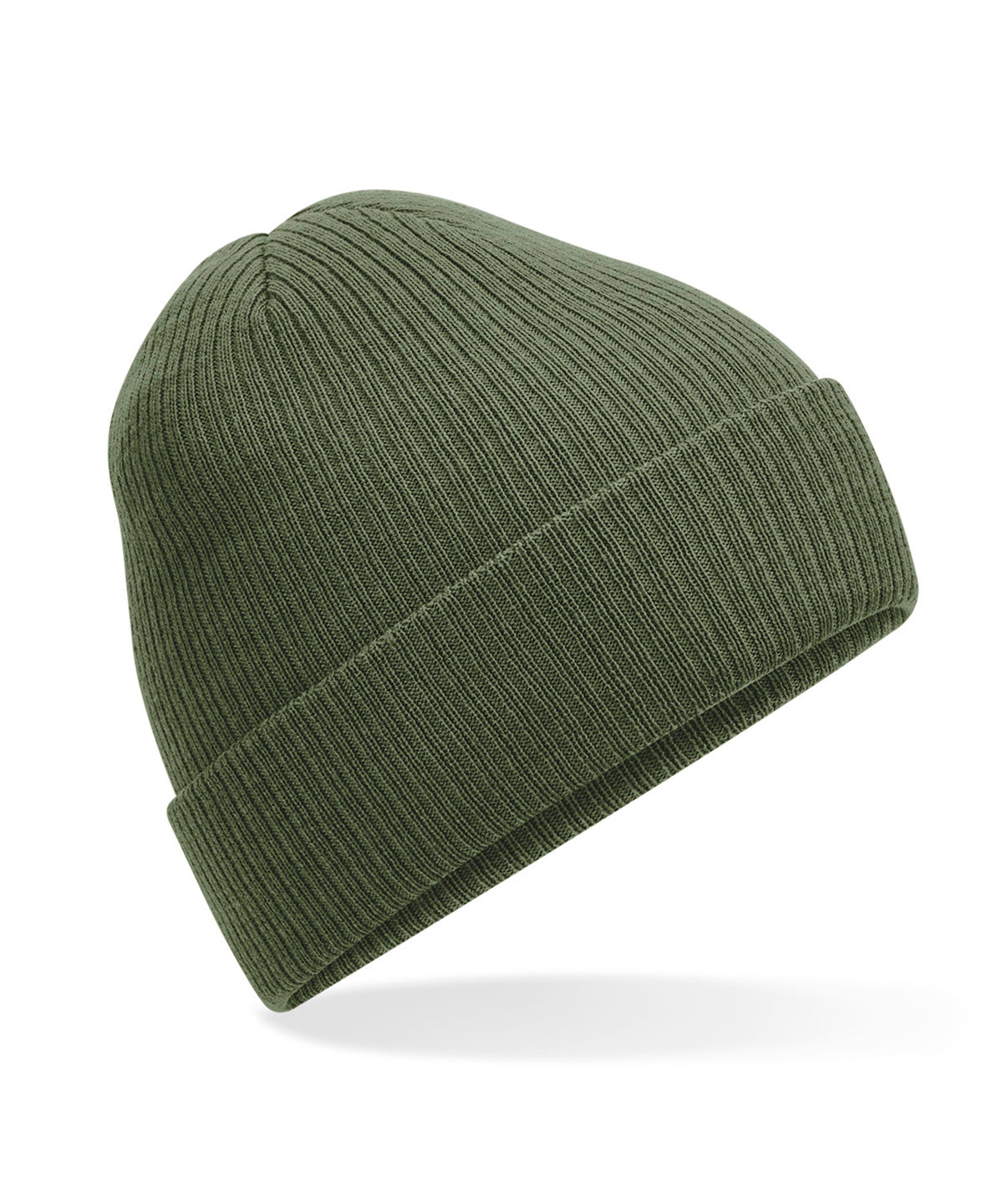 Beechfield Polylana® ribbed beanie Olive Green
