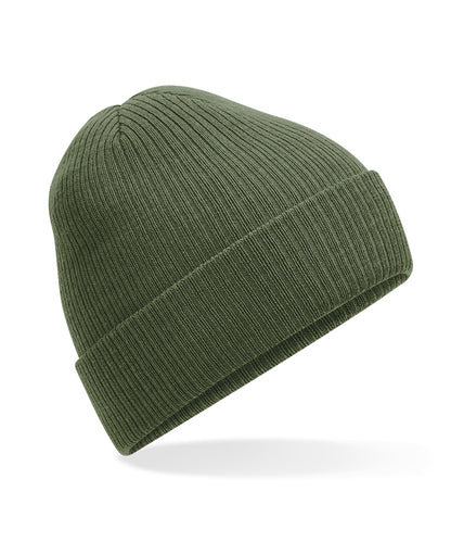 Beechfield Polylana® ribbed beanie Olive Green