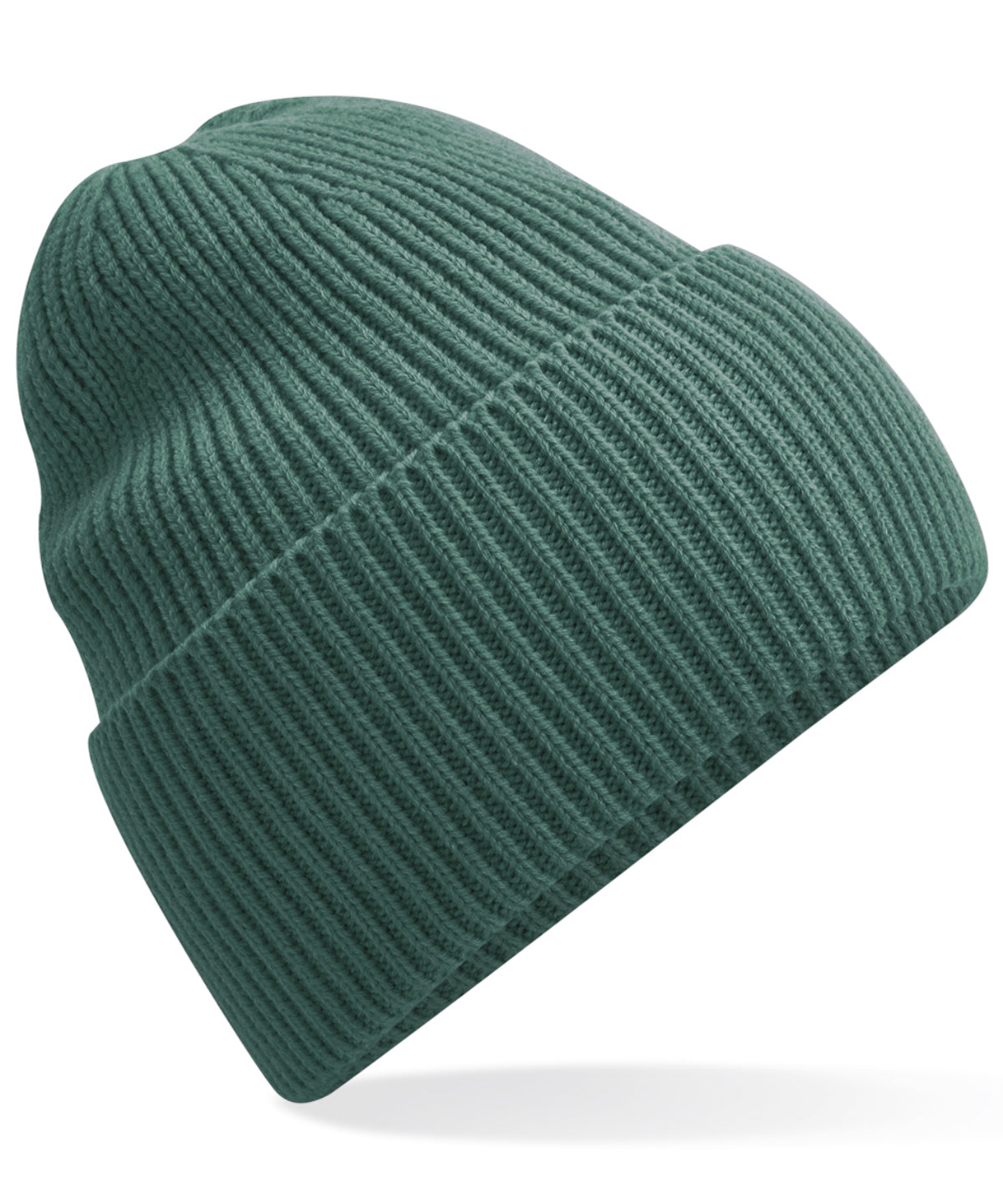 Beechfield Oversized cuffed beanie Marine Green