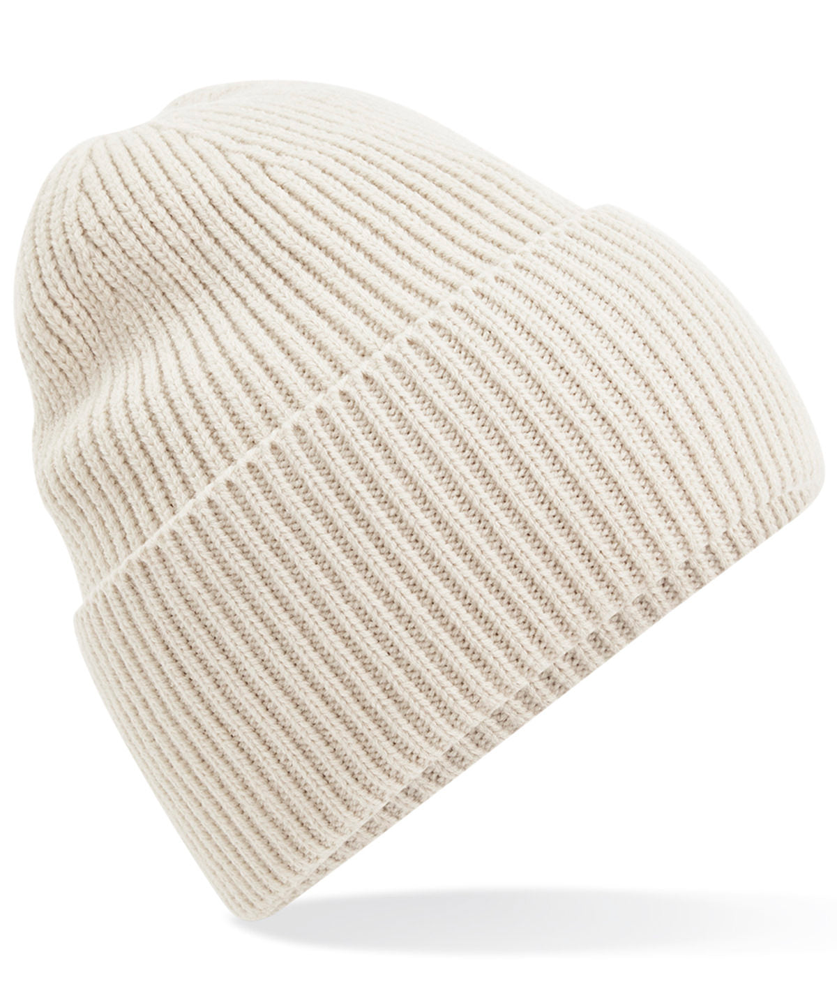 Beechfield Oversized cuffed beanie Oatmeal