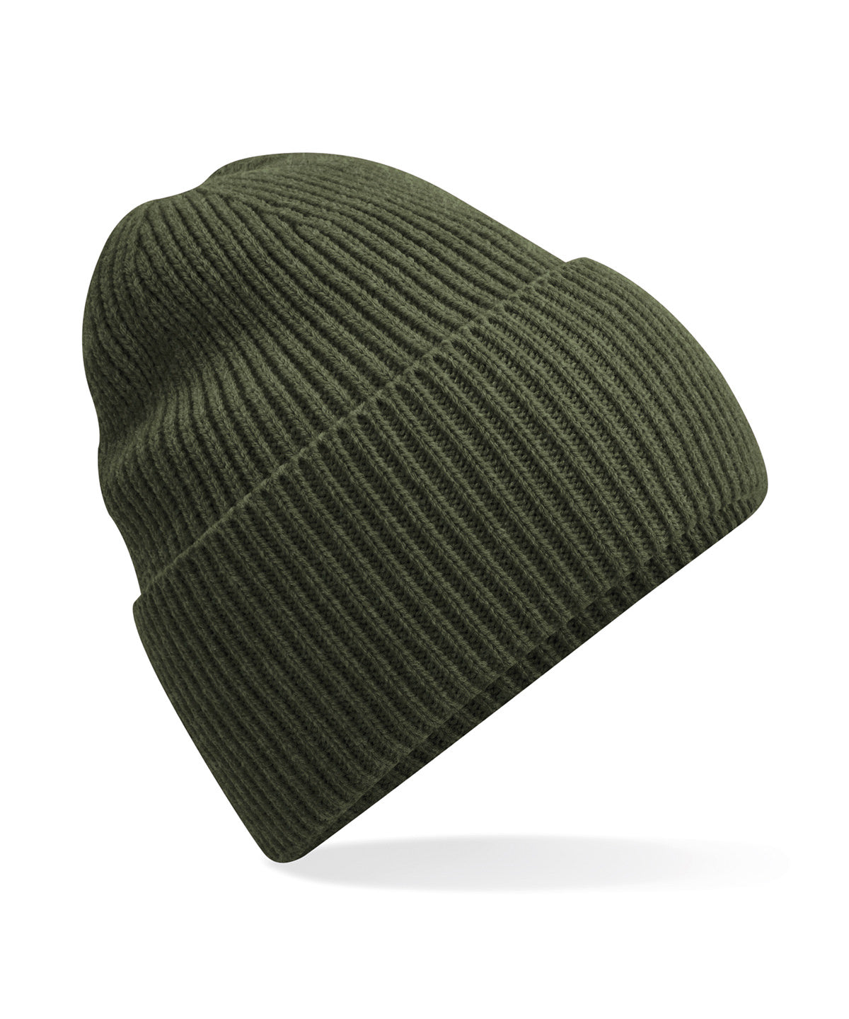 Beechfield Oversized cuffed beanie Olive Green