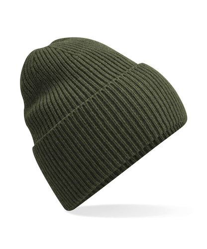 Beechfield Oversized cuffed beanie Olive Green
