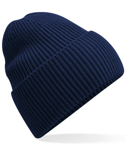 Beechfield Oversized cuffed beanie Oxford Navy