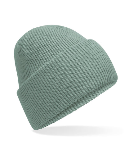 Beechfield Classic engineered deep-cuffed beanie Dusty Green