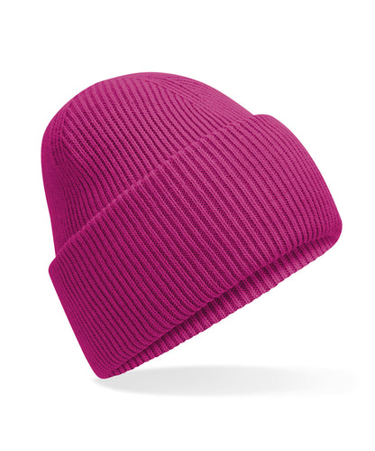 Beechfield Classic engineered deep-cuffed beanie Festival Fuchsia