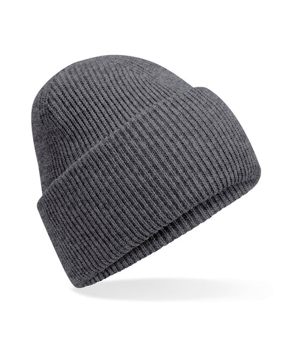 Beechfield Classic engineered deep-cuffed beanie Granite