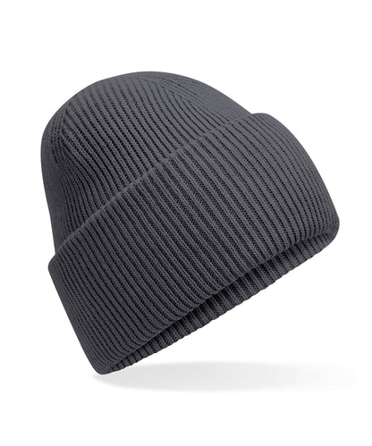 Beechfield Classic engineered deep-cuffed beanie Graphite Grey