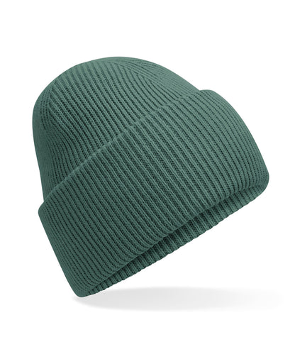 Beechfield Classic engineered deep-cuffed beanie Marine Green