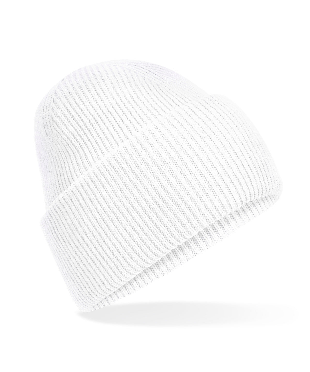Beechfield Classic engineered deep-cuffed beanie White