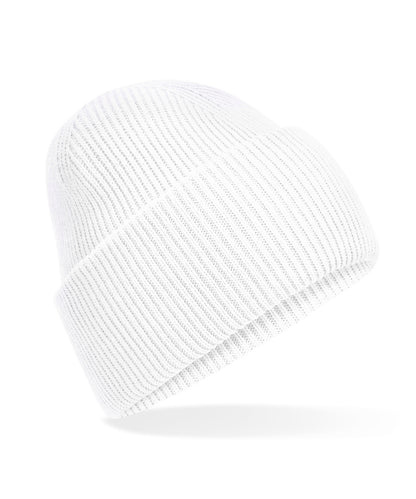 Beechfield Classic engineered deep-cuffed beanie White