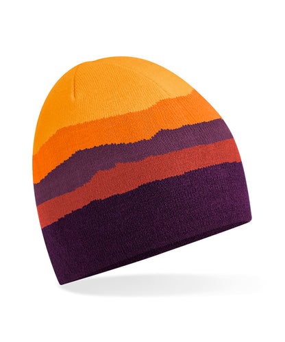 Beechfield Mountain peaks pull-on beanie Desert Peaks