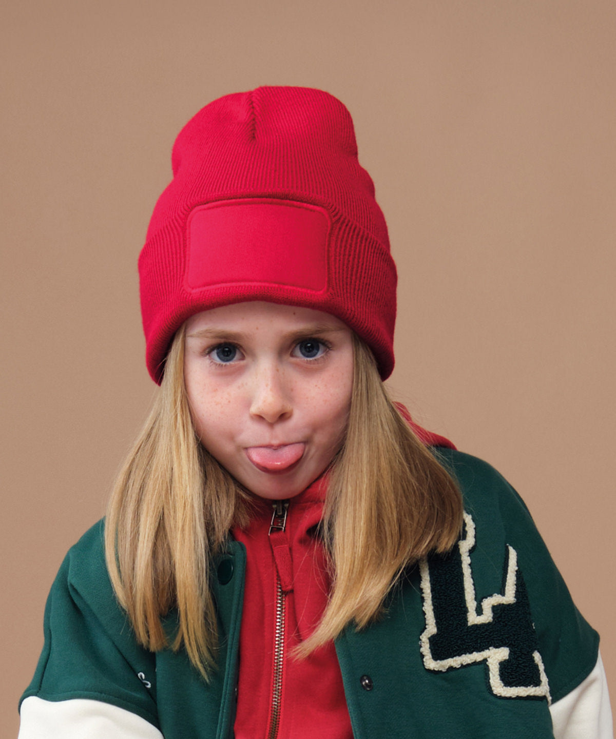 Beechfield Kids original patch beanie Black
