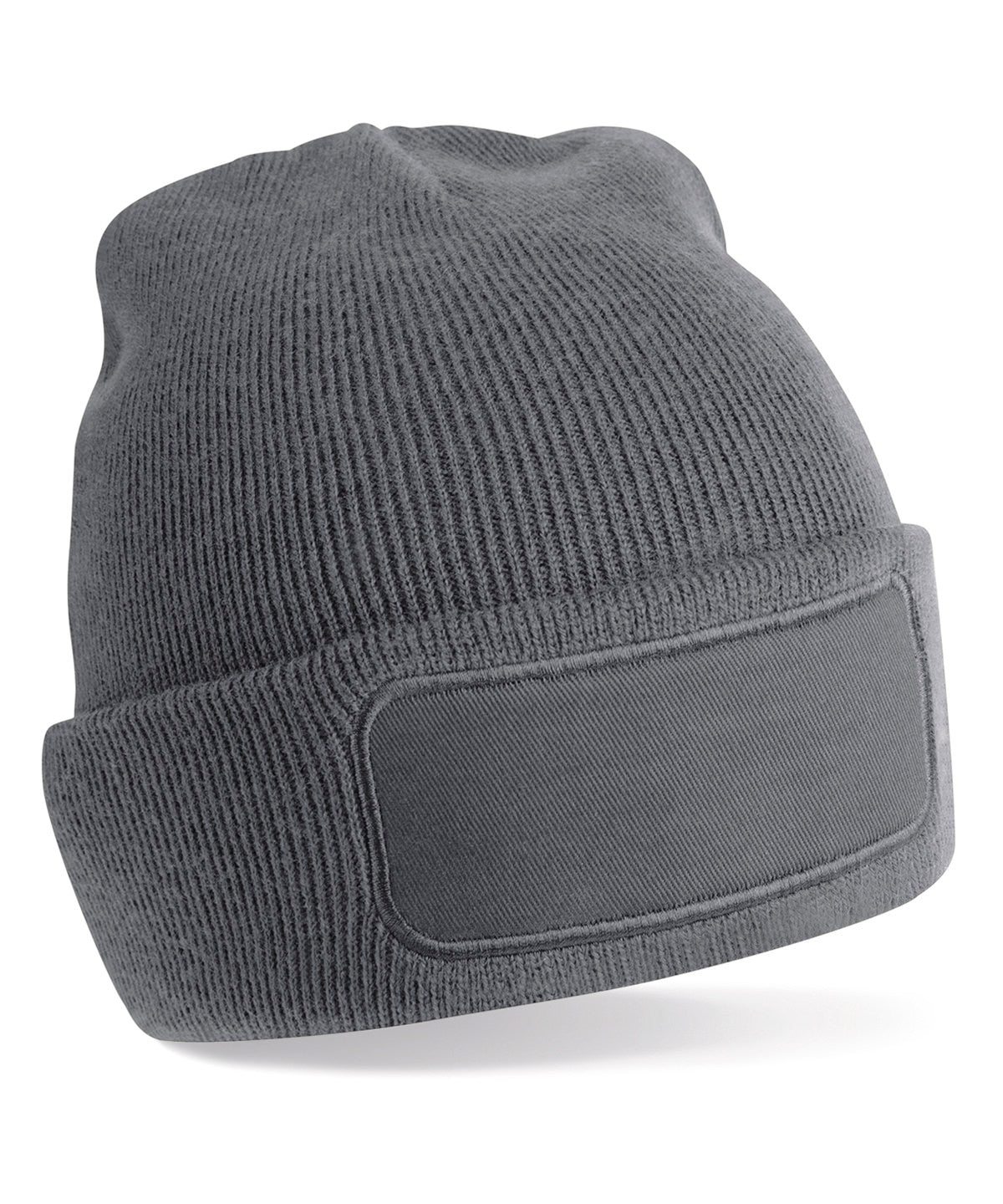 Beechfield Recycled original patch beanie Graphite Grey