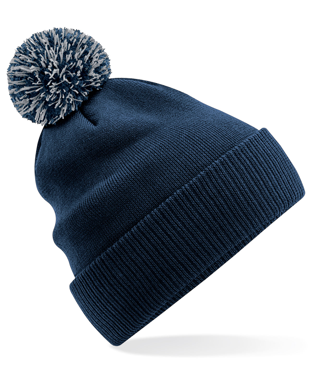 Beechfield Recycled Snowstar® beanie French Navy/Light Grey