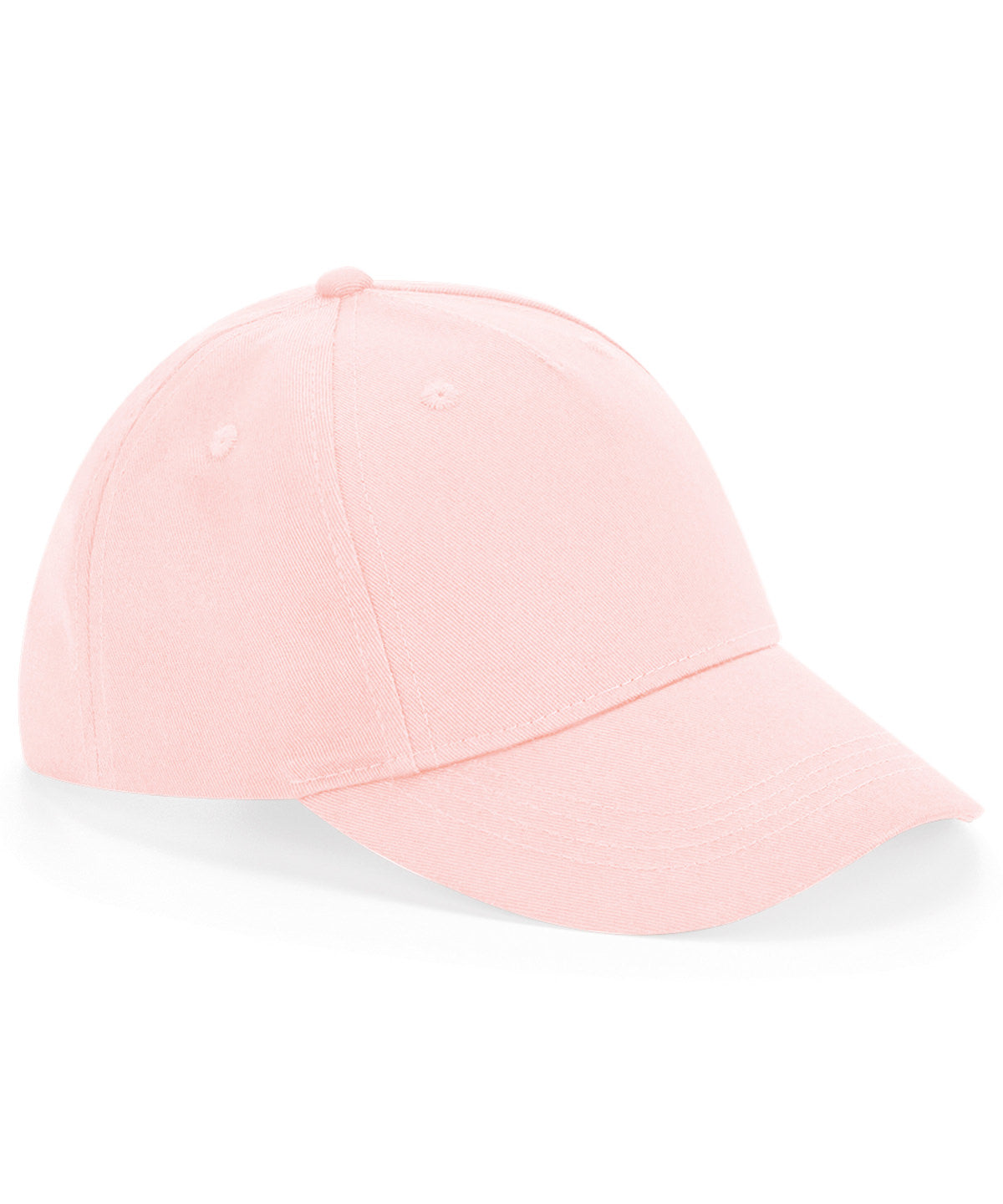 Beechfield Junior organic cotton 5-panel cap Powder Pink