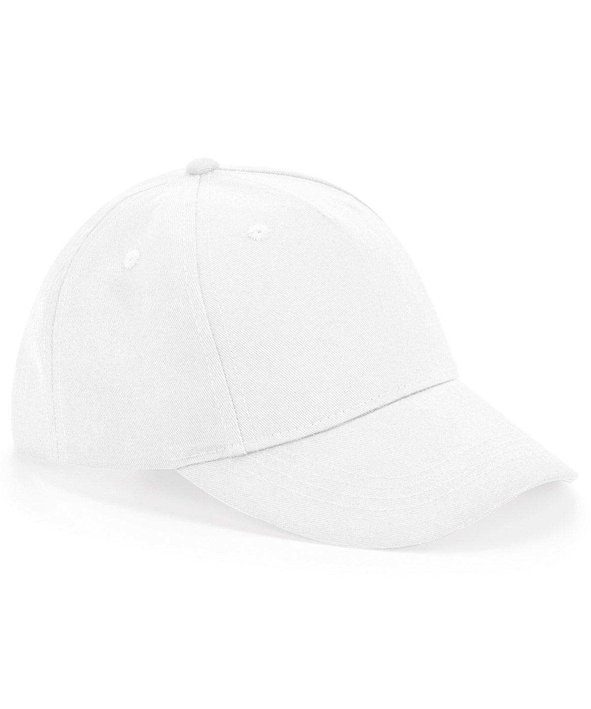 Beechfield Junior organic cotton 5-panel cap White