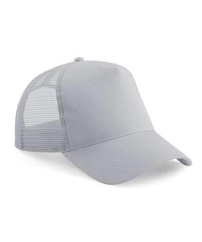 Beechfield Junior snapback trucker Light Grey/Light Grey