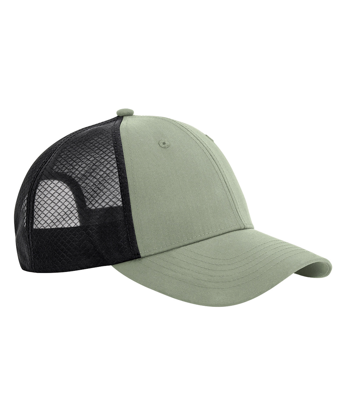 Beechfield Technical mesh trucker Fresh Green/Black