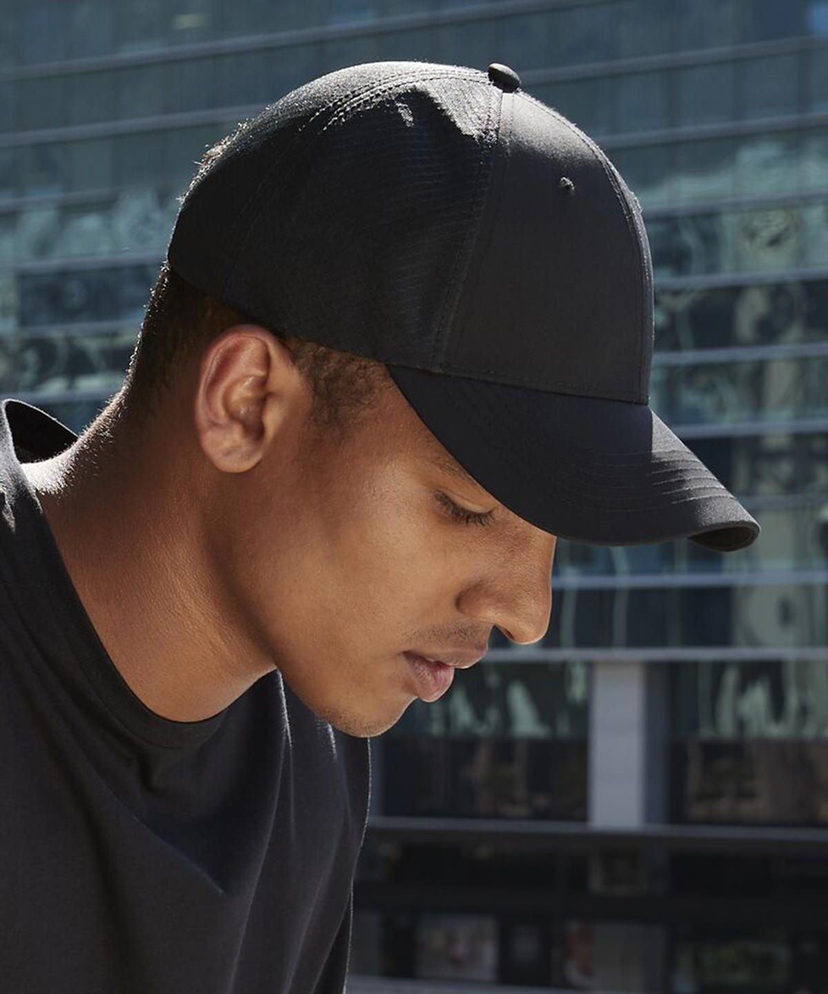 Beechfield Technical mesh trucker Black/Black
