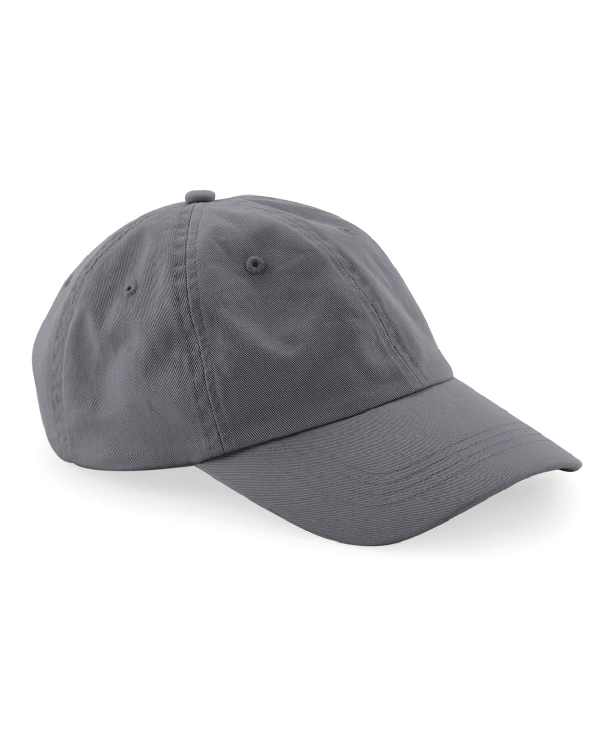 Beechfield Organic cotton 6-panel dad cap Graphite Grey