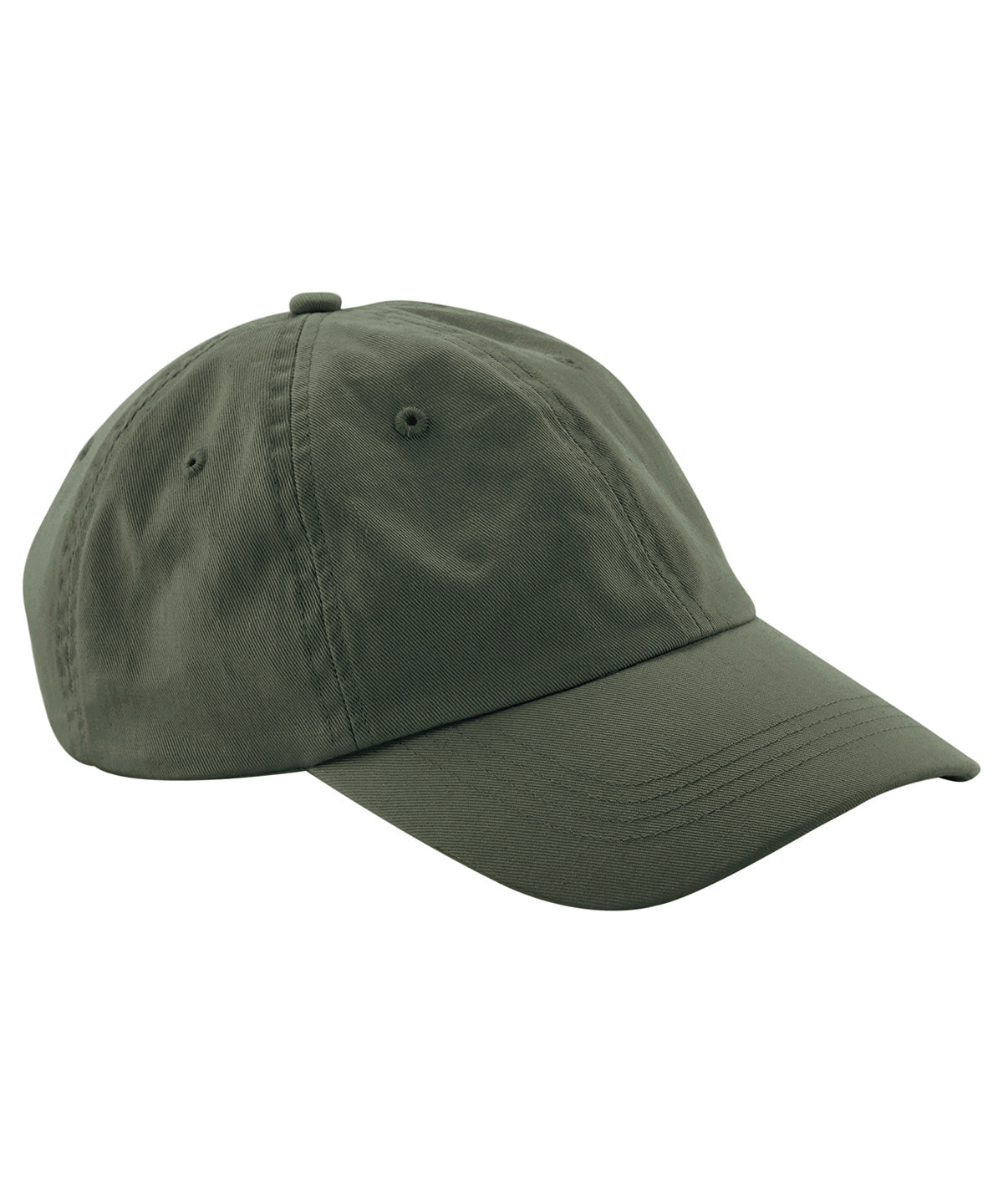 Beechfield Junior low-profile 6-panel dad cap Olive Green