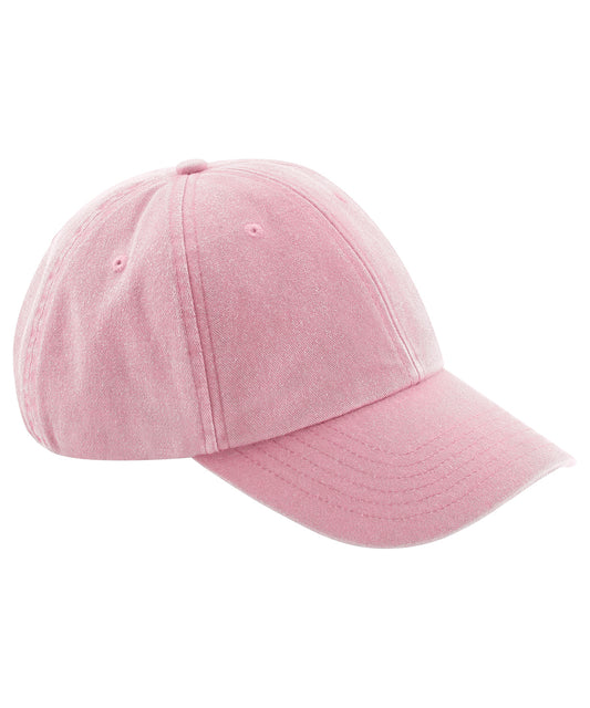 Beechfield Junior low-profile vintage cap Vintage Dusky Pink