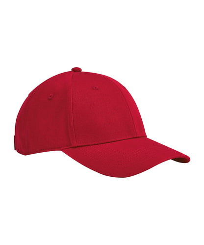 Beechfield EarthAware® junior classic organic cotton 6-panel cap Classic Red