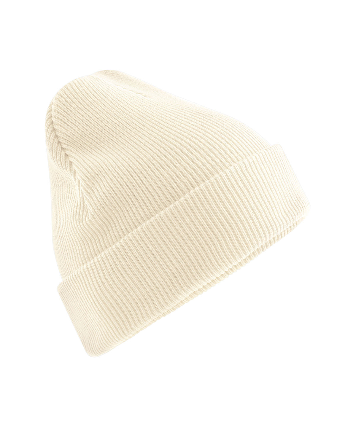 Beechfield Organic cotton original cuffed beanie Off White