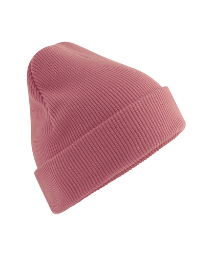 Beechfield Organic cotton original cuffed beanie Rose