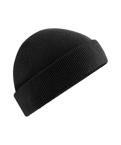 Beechfield Organic cotton fisherman beanie Black