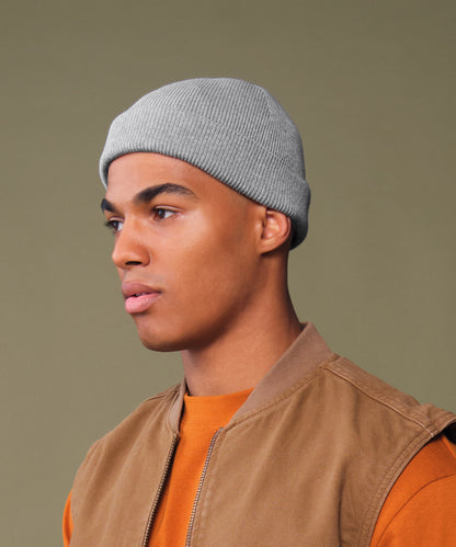 Beechfield Organic cotton fisherman beanie Almond