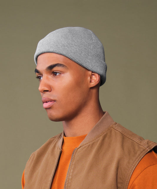 Beechfield Organic cotton fisherman beanie Almond