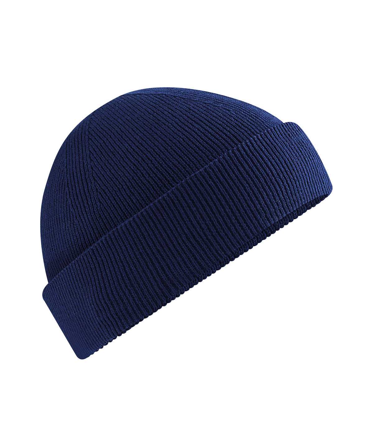 Beechfield Organic cotton fisherman beanie Oxford Navy