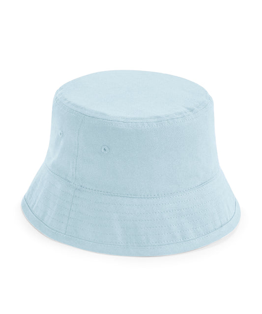 Beechfield Junior organic cotton bucket hat Powder Blue