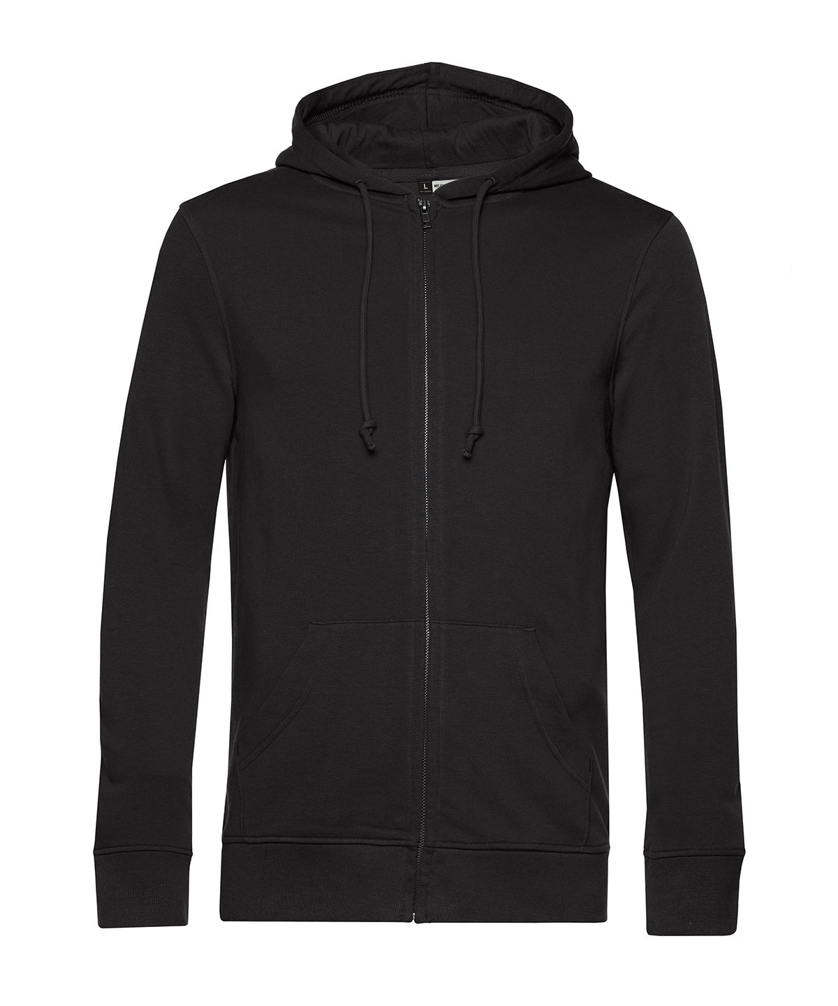 B&C Collection B&C Inspire Zipped Hood Black Pure